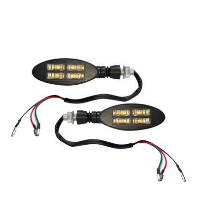 FARO DIRECCIONAL 4 LED FLEXIBLE AMBAR - AZUL