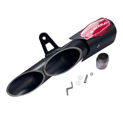 SILENCIADOR CORTO NEGRO ALUMINIO