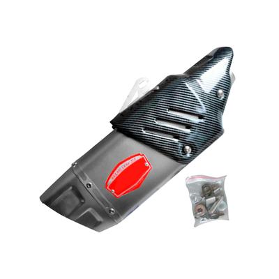 RESONADOR AKROPOVIC CON ACCESORIOS PLATA