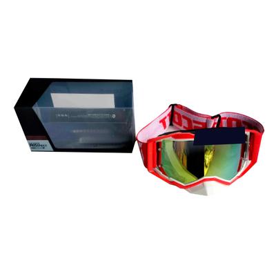 LENTE SCOOT ROJO Y DORADO