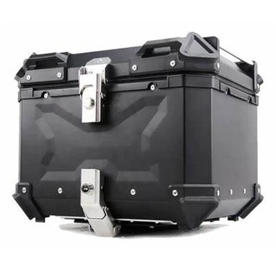 CAJUELA DE ALUMINIO 55L CON ACCESORIOS - NEGRO
