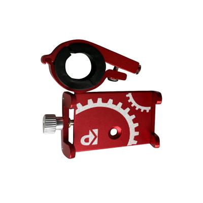 PORTA CELULAR UNIVERSAL ALUMINIO-ROJO