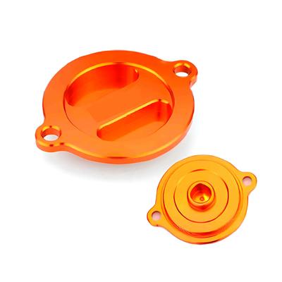 TAPA DE FILTRO DE ACEITE RACING KTM DUKE 200