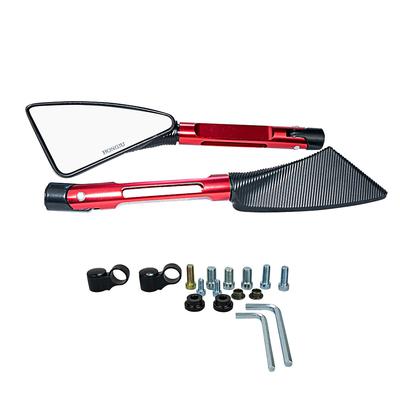 ESPEJO BRAZO LARGO ROJO