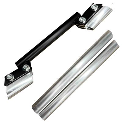 TIMON DE 3 PIEZAS PLATEADO