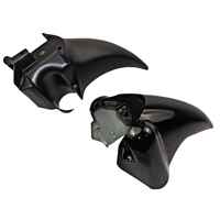 TAPABARRO 2 PZAS WAVE STEEL - NEGRO