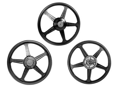 JUEGO DE AROS BUJES DE JEBE NEGRO 1.60X18 / 2.15-18