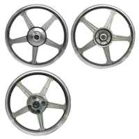 JUEGO DE AROS BUJES DE JEBE VERDE