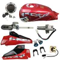 TANQUE  ROJO T/REDON. C/ CHAPA+TAPA LATERAL+BOYA SEGURO TAPAS LAT) GL125/150 MOD5