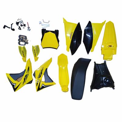 KIT PLASTICO +ASIENTO +TANQUE CRF230-2019 AMARILLO