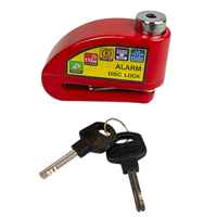 SEGURO P/DISCO C/ALARMA ROJO UNIVERSAL