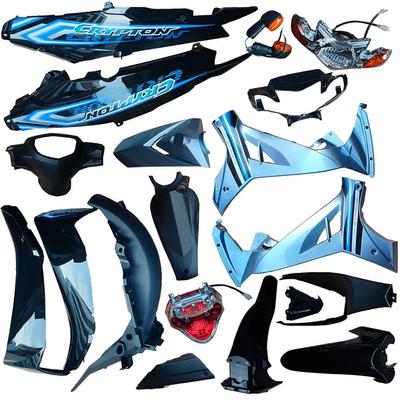 KIT PLASTICO CRYPTON 110 NEGRO