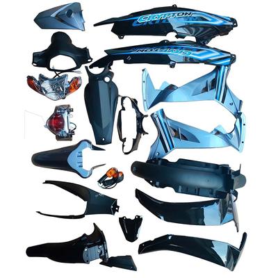 KIT PLASTICO CRYPTON 110 GRIS