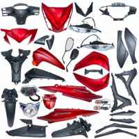 KIT PLASTICO C/T WAVE 110S ROJO