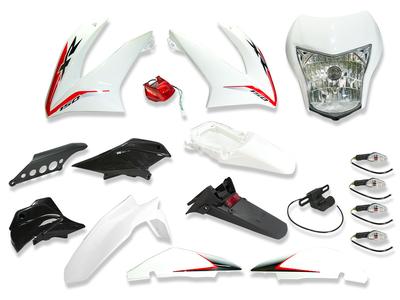 KIT PLASTICO (SIN TABLERO) XR150 BLANCO