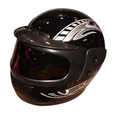 CASCO CROSS JUNIOR ROJO/NEGRO MATE CODIGO 166 TALLA M