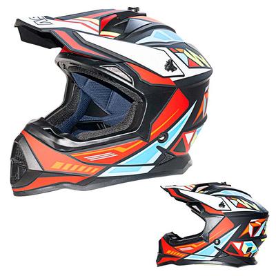 CASCO CROSS GEOMETRIC MATE  PLOMO CODIGO 901TALLA M