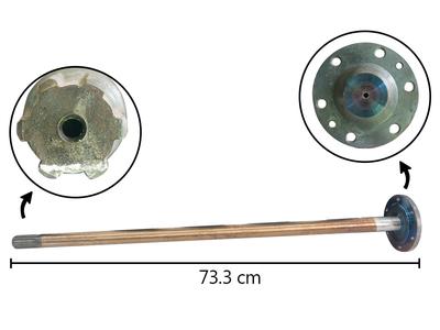 EJE CORONA DERECHO 70.5CM 220 5P HID
