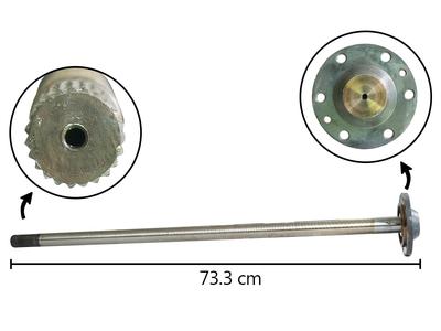 EJE CORONA DERECHO 70.5CM 220 5P