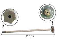 EJE CORONA DERECHO 73CM 220 5P