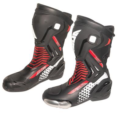 BOTAS RACING NEGRO Y ROJO T41