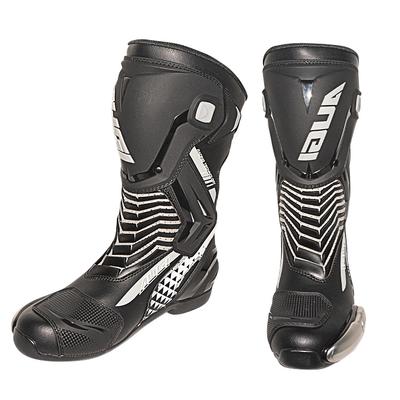 BOTAS RACING NEGRO Y GRIS T42