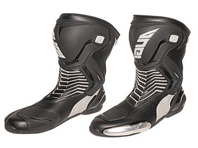 BOTAS RACING NEGRO Y GRIS T41